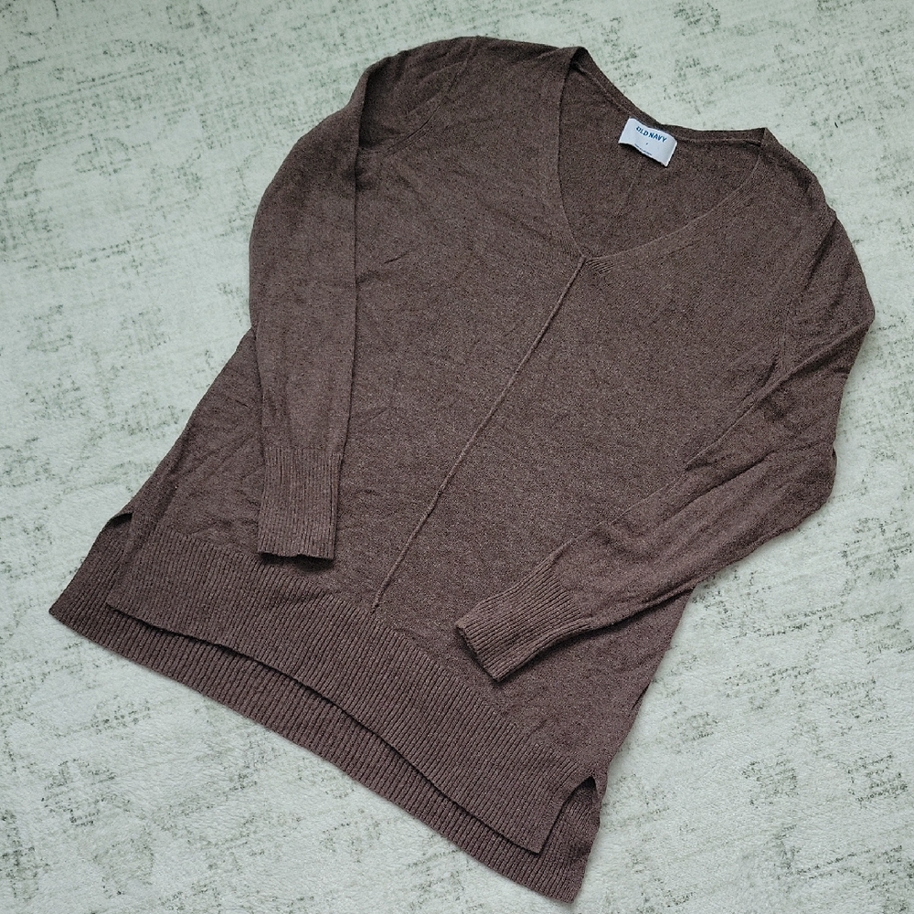 Old Navy Brown Knit Sweater